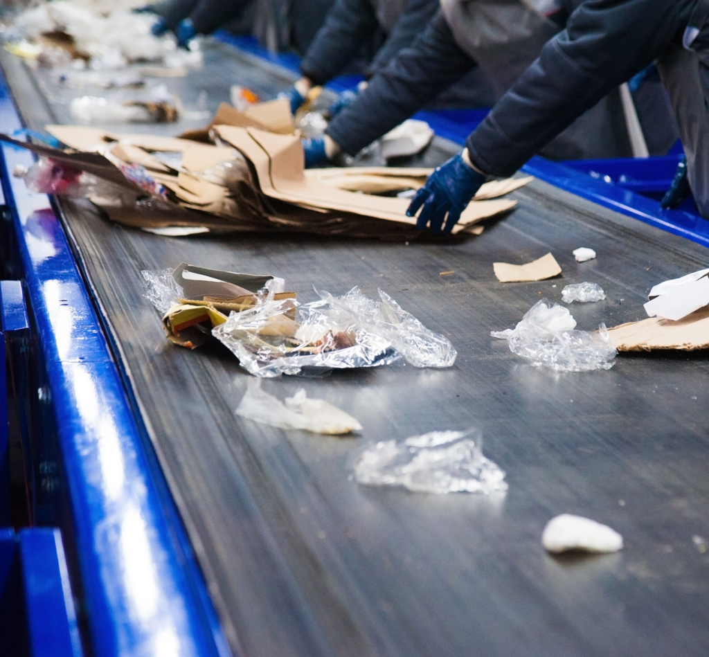 Sorting recycling